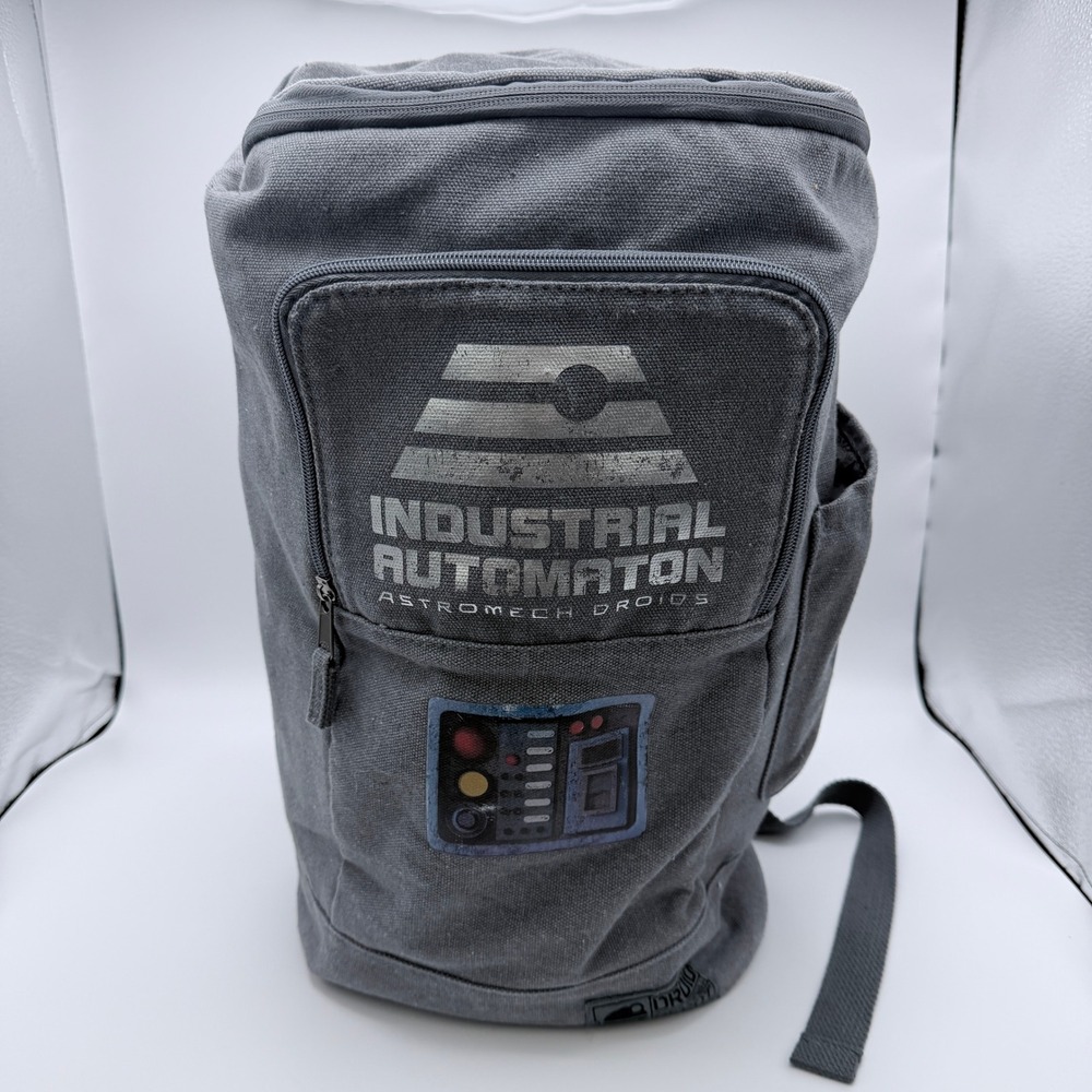 Star Wars Galaxys Edge Droid Depot Industrial Automaton Canvas Backpack Grey